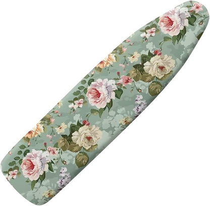 Flower Iron Board Cover with Padding Standard Size Ironing Pad Covers
