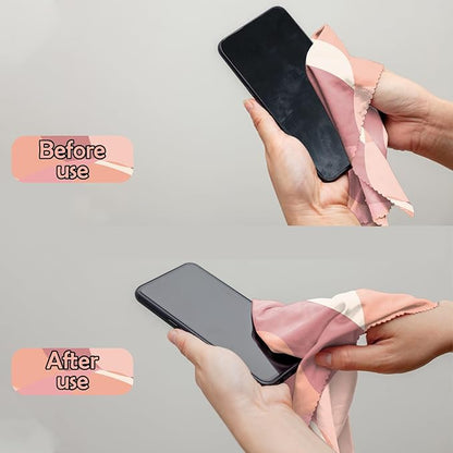 6 PCS Glasses Cleaning Cloth Eyeglass Cleaning Cloth Lens Eyeglasses Microfiber