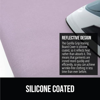 GORILLA GRIP The Original Ironing Board Cover and Pad, Silicone Coating