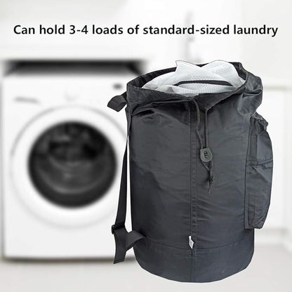 Washable Laundry Bag Backpack