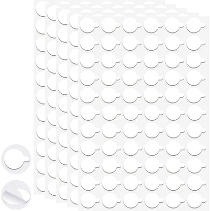 MPresh Sticky Tack Dots Easy to Peel, 504 Pcs Clear Museum Putty Gel Double Sided Mounting Putty Sticker for Action Figures Wall Hanging, Crafts, Balloons, Poster, Decorations