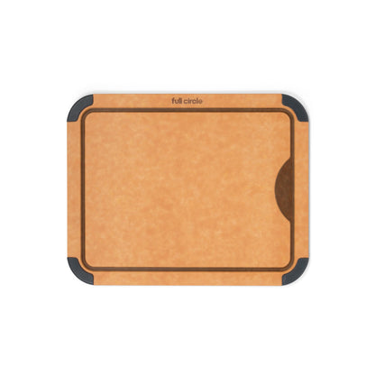 Full Circle Better-Than-Wood Everyday Cutting Board – 11”x14" – Dishwasher Safe, Reversible & Lightweight, Ultradurable Wood Composite Construction, Non-Slip Feet with Juice Groove