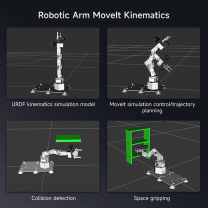 Yahboom 6DOF Robotic Arm 3D Recognition Scanning,Depth Camera Visual Recognition AI Visual Recognition Technology with Orin Nano Super 8GB Supports Large AI Model