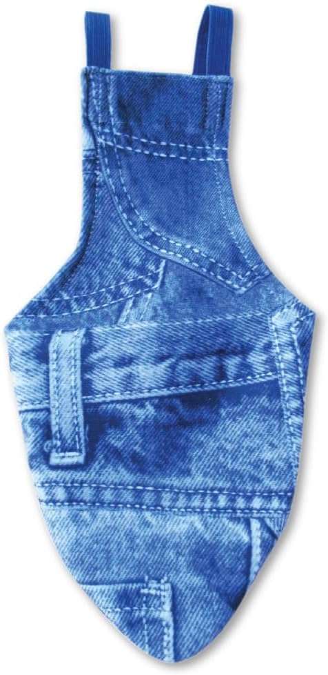 Avian Fashions FeatherWear FlightSuit Small(4) Bird Diaper in Denim Print