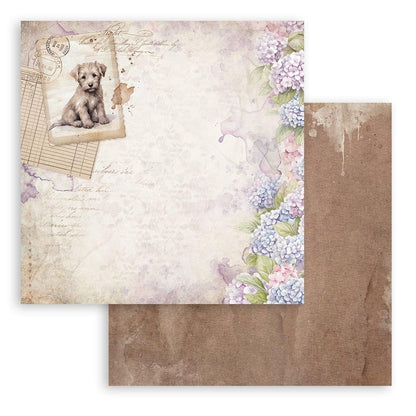 Stamperia - Scrapbook Paper Pad for Scrapbooking, Albums, Card Making, Bullet Journalling and More, Acid Free, Double-Sided, Perfect for Hobbies, Crafts, and Gifting (Quiet Days) (20.3 x 20.3cm)