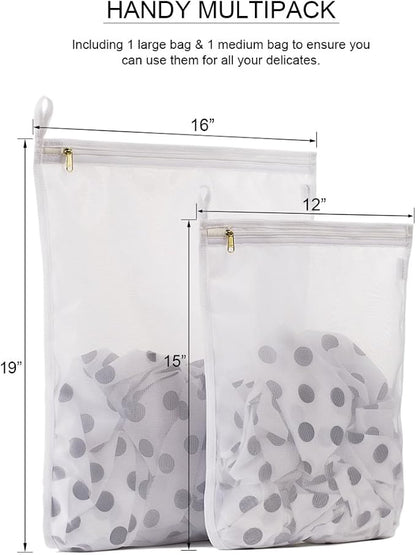TENRAI Delicates Laundry Bags, Bra Fine Mesh Wash Bag