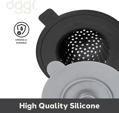 OGGI Silicone Sink Strainer & Stopper Set- Great Kitchen Sink Strainer