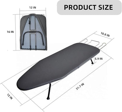 Compact Foldable Tabletop Ironing Board -