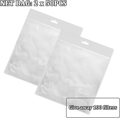 Kitchen Sink Strainer with 100 PCS Filter Mesh Bag, Food Waste Filter Basket