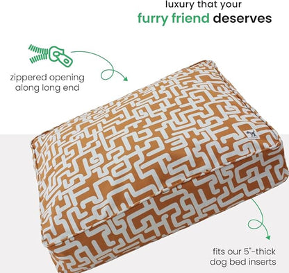 Molly Mutt Hypnotize Dog Bed Duvet Cover, GOTS-Certified 100% Organic Cotton Canvas Cover for Dog, Puppy, or Cat Bed, Durable, Washable, and Free of Harmful Chemicals, Huge, 36"x45"x5"