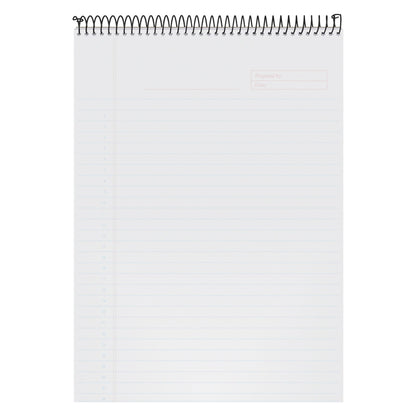 Tops Docket Gold Project Planner, 8-1/2" x 11-3/4", Top-Wire Bound, Project Rule, Poly Cover, 70 Sheets (99710) - White