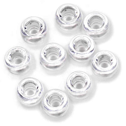Darice Crystal Pony Beads – Great Craft Projects for All Ages – Bead Jewelry, Ornaments, Key Chains, Hair Beading – Round Plastic Bead With Center Hole, 9mm Diameter, 720 Beads Per Bag