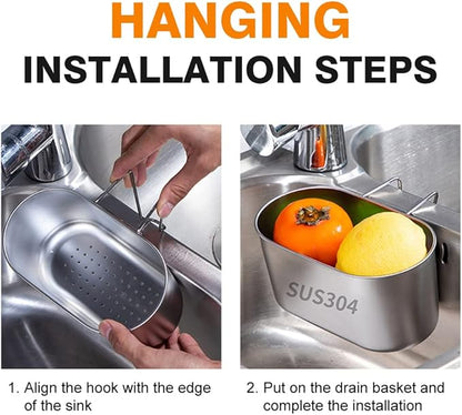 Stainless Steel Sink Drain Strainer Basket