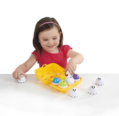 Kidoozie Peek N Peep Eggs - Mentally Stimulating Sorting & Stacking Toy for Ages 1 and Up - A Fun Way to Build Hand-Eye Coordinaton!