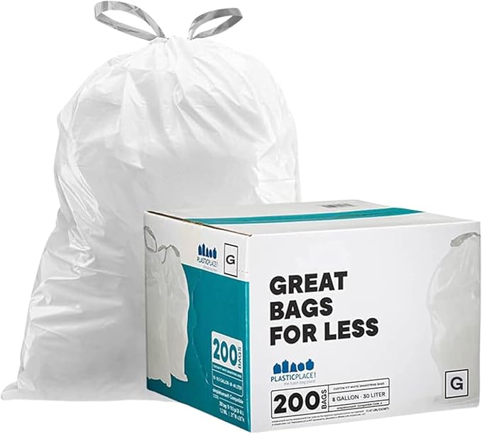 Plasticplace Custom Fit Trash Bags, Compatible