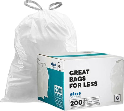 Plasticplace Custom Fit Trash Bags, Compatible
