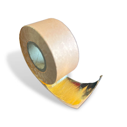 LiME LiNE Spin-able Gold Leaf 1" x160 ft Roll, for Automotive Art, Gilding, Lettering, Engine Turn Spun Leaf