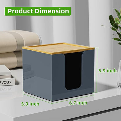 VITVITI Disposable Face Towel Holder Box, Acrylic Facial Towel Container