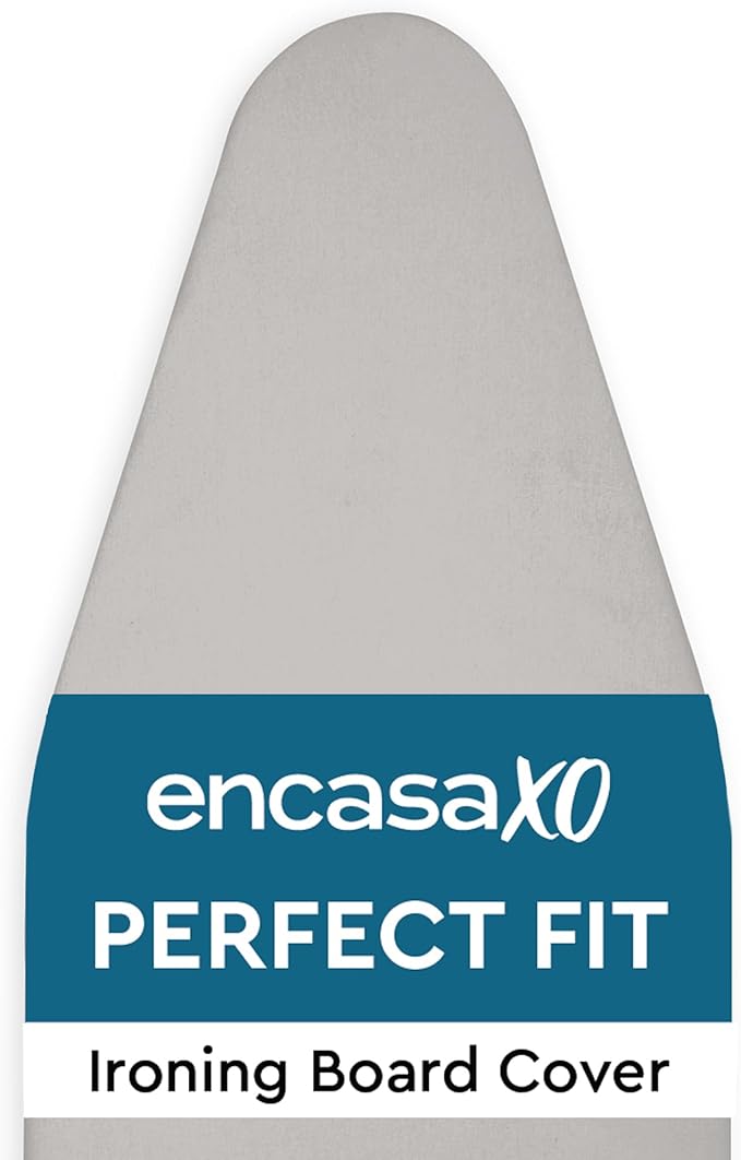 Encasa XO Ironing Board Cover and Pad 49"x18" - 4mm Felt Wide Iron Board Cover