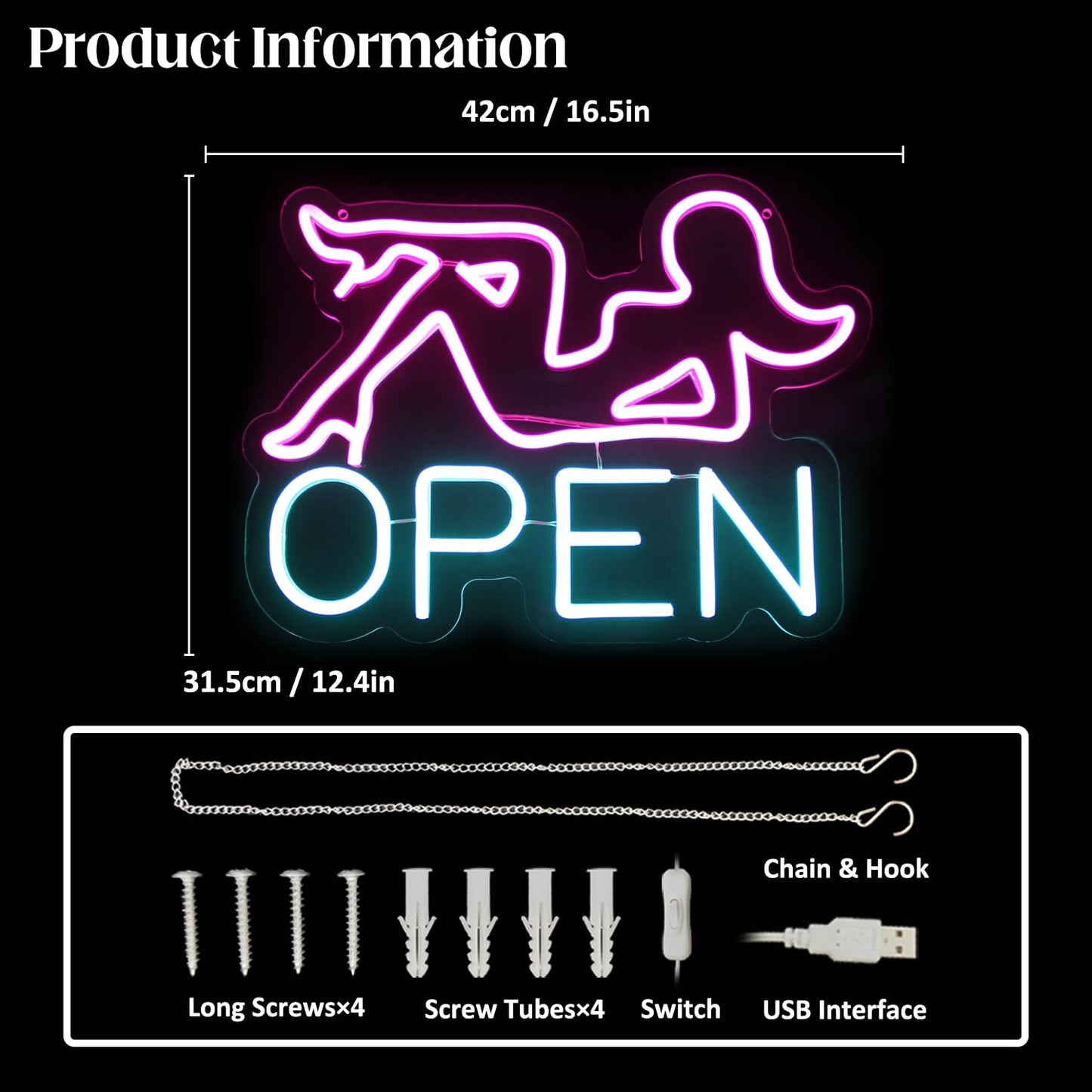 Crs Light Neon Sign Beer LED Signs for Man Cave Bar Decor Green Lady LED Neon Lights Signs Bar Neon Sign Wall Art Neon Light for Bedroom Beer Pub Man Cave Restaurant Party Decor
