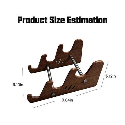UULENNYM Keyboard Display Stand, Keyboard Display – Three-Layer Wooden Mechanical Keyboards Stand, Stable Desktop Organizer for Keyboards & Accessories, Space-Saving Design