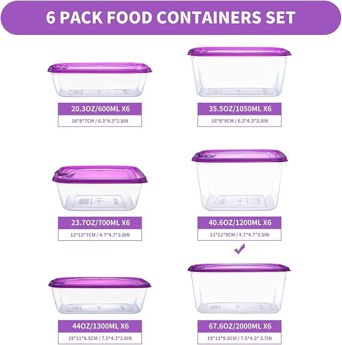 KIGI Airtight Food Storage Containers
