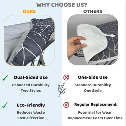 SAVUK 12 X 30 inch Smart Table Top Ironing Board Cover and Pad