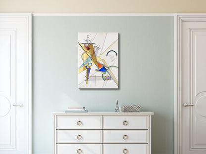 Wieco Art Framed Canvas Wall Art Composition VII, 1913 by Wassily Kandinsky Classic Abstract Famous Paintings Reproductions Canvas Wall Art for Home Decoration