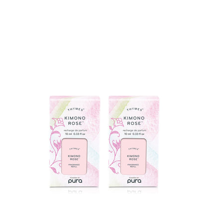 Thymes Pura Refills – 2 Pack of Oil Diffuser Scents – Long-Lasting Pura Diffuser Refills – Premium Home Fragrance – Notes Siberian Fir Needles, Cedarwood & Sandalwood (Frasier Fir, Pack of 2)
