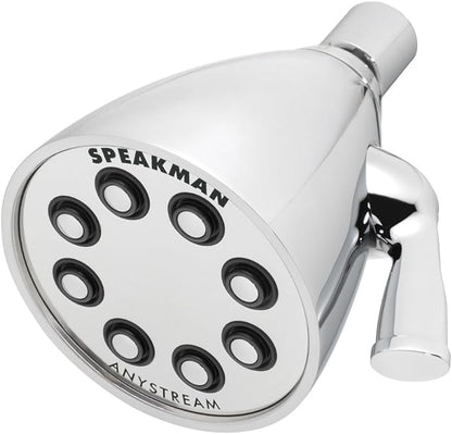 Speakman, Polished Chrome S-2251-E2 Signature Brass Ion Anystream Multi-Function Shower Head, 2.0 GPM, 3 Settings