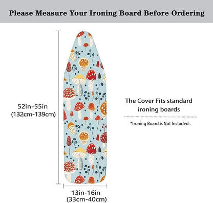 Cute Mushroom Ironing Board Cover Dust Covers Standard Ironing Board Full Size
