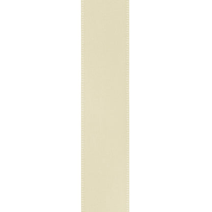 Simplegoal Ivory Double Faced Satin Ribbon 7/8 Inch x 60 Yards Continuous Roll for Gift Wrapping Crafts Bouquet Wedding Decoration