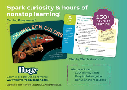 Hiwayzz STEM Activity Cards Ages 8+ | 100 Cards for Classroom Activities | Over 150 Hours of Hands-On Science Exploration | Teacher Must-Haves