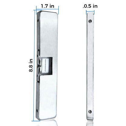 9400630 9400 Series Electric Strike, Perfect Replacement for HES - 9400630 9400 Series Stainless Steel Slim-Line Surface Mounted Electric Strike Body