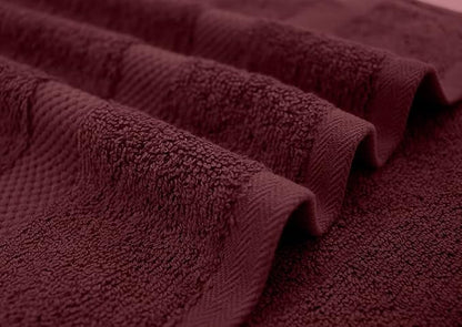DAN RIVER Bath Towels Set of 4, 27 x 54 Inches, 100% Cotton, Larger & Lighter