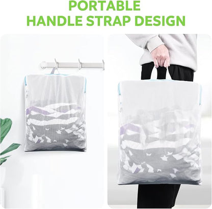 OTraki Large Mesh Laundry Bag 24x32 inch Hanging Lingerie Bag Mesh Laundry Bags