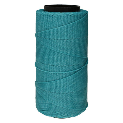 The Beadsmith Knot It Waxed Polyester Cord – Aqua Color – 0.7mm Diameter – Light Wax, 144 Meters (472 Feet) Per Spool – Make Jewelry, Macrame, Friendship Bracelets and DIY Crafts