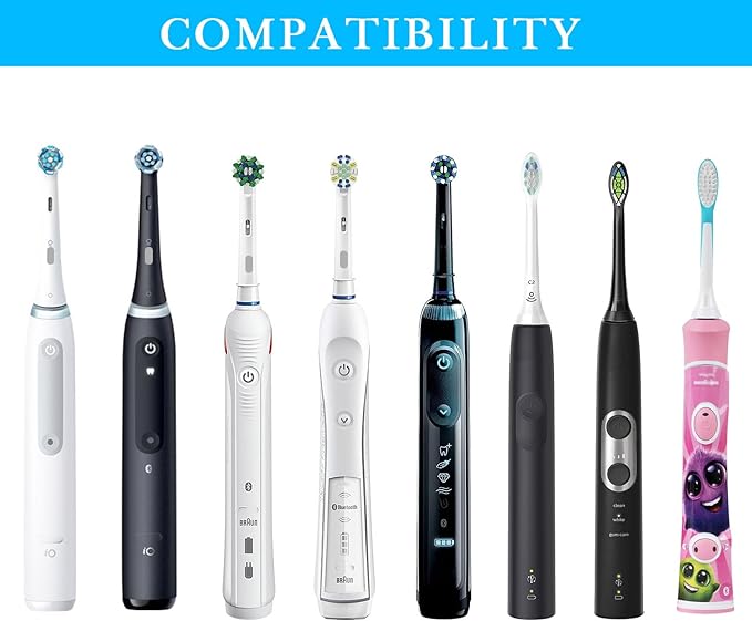 2Pack Acrylic Electric Toothbrush Holder