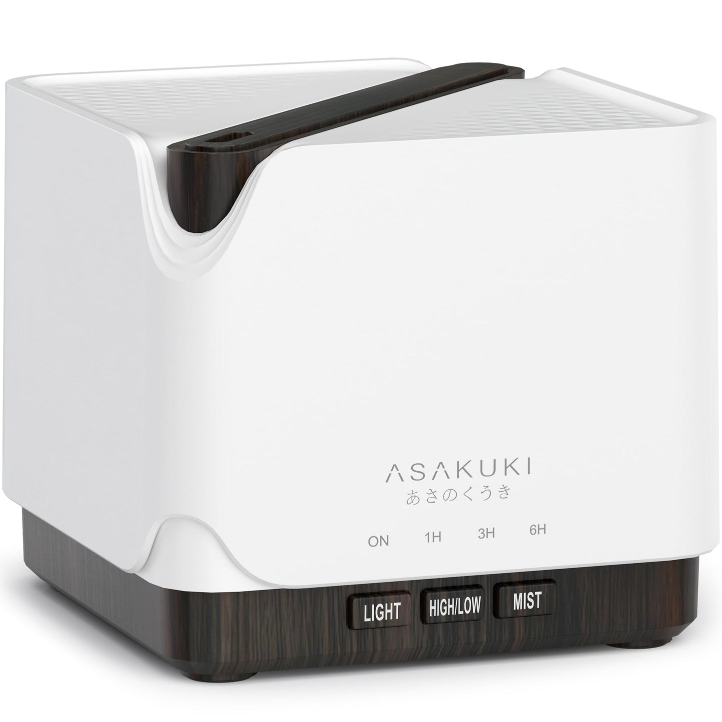 ASAKUKI 700 ml Premium Essential Oil Diffuser, 5 in 1 Ultrasonic Aromatherapy Fragrant Oil Vaporizer Humidifier, Timer and Auto-Off Safety Switch, 7 LED Light Colors