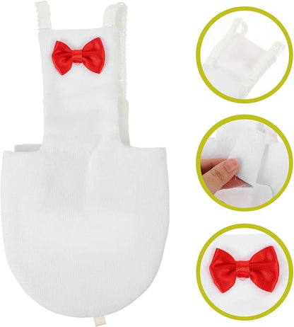 Generic Bird Diaper for Parrots Breathable Costume for Cockatiels Pigeons and Parakeets Washable Reusable Nappy Clothes for Birds