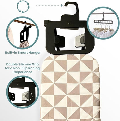 Compact Ironing Board Foldable | Hanging Iron Board