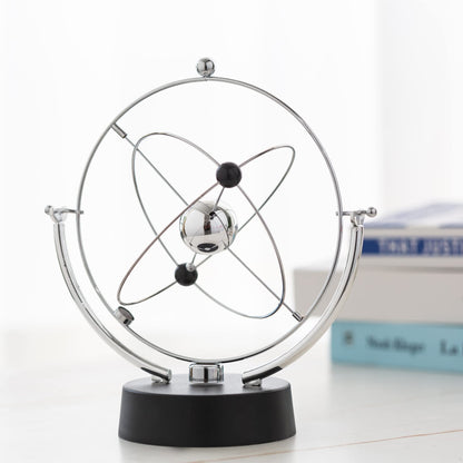 CHANGSHUN Electronic Perpetual Motion Battery Operated Home Office Desk Ornament (Universe)