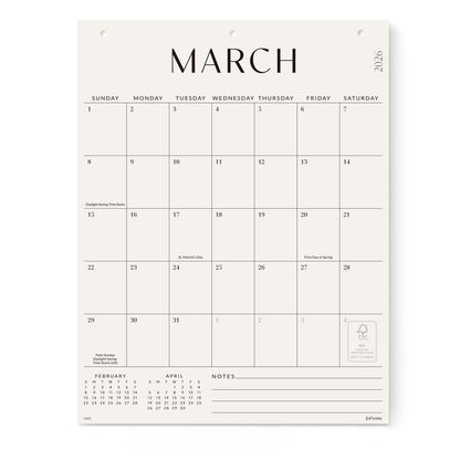Jotsome Large Wall Calendar 2026-2027, Monthly Wall Calendar From Now to June 2027 17 x 22 inch in Home and Office for Easy Organizing (Now - Jun 2027, 17" x 22")