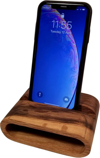 Hesse Woods Family Oak Phone Stand (Large Made for Cases Thicker Than 1/2")