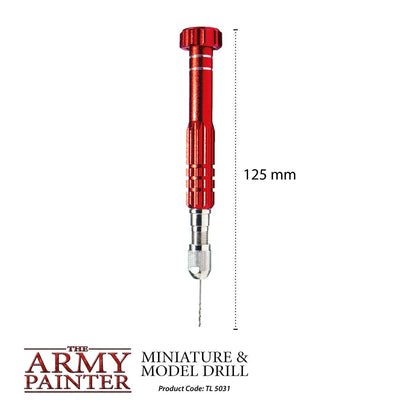 The Army Painter, Miniature & Model Drill - Pin Vise Hobby Drilling with Three Bits for Tabletop Roleplaying, Boardgames, and Wargames Miniature Modelling (Model Drill)