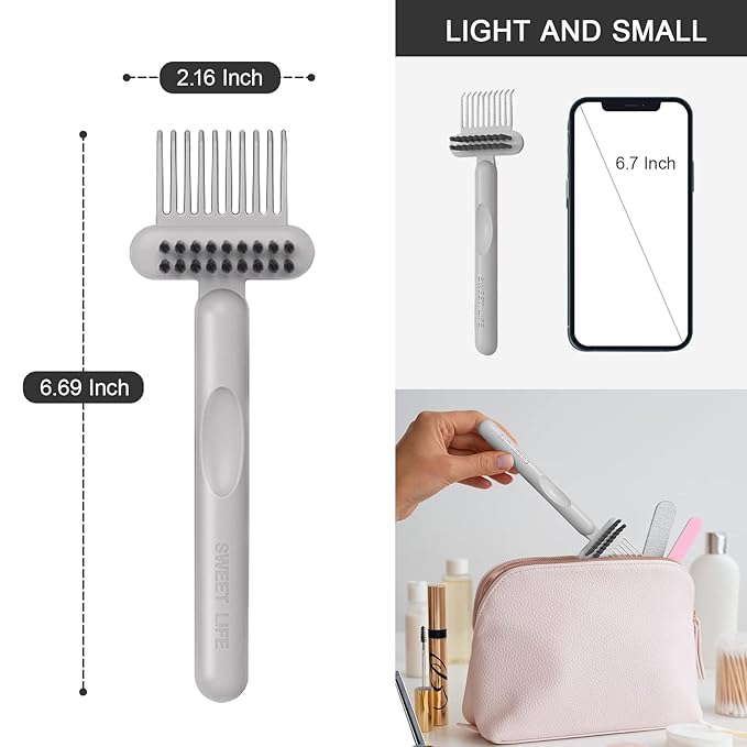 RHOS Hair Brush Cleaning Tool, 2-in-1 High-toughness Cleaning Claws and