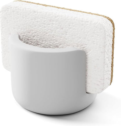 Diatomite Sponge Holder for Kitchen Sink, Quick Dry Diatomaceous Earth Compact