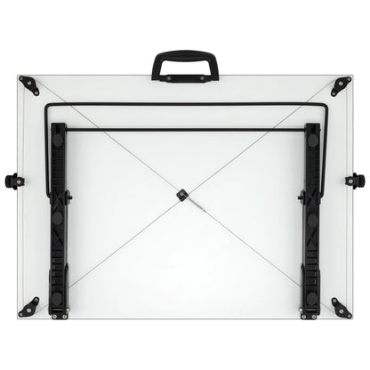 Acurit Multi-Angled 23”x31” PXB Drawing Board for Artists and Designers - Portable Tabletop Workspace, Drawing, Sketching, Drafting, Painting - Portable Laminated Surface w/Ruler & Parallel Motion Bar