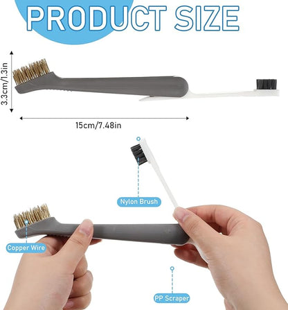 Kitchen Cleaning Scrub Brush Deep Gas Stove Brass Wire Brush