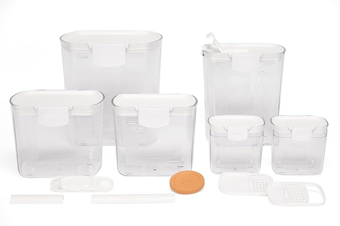 Progressive ProKeeper Baker's Airtight Kitchen Storage Canister Container Set